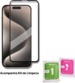 Película De Vidro 3D Ecrã Todo Para iPhone 15 Pro Max / 15 Plus - Image 3