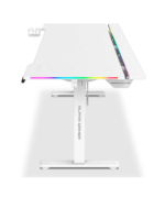 Secretária Elevatória Elétrica Alpha Gamer Zorya RGB (140x72cm) Gaming Station Branca - Image 2