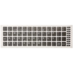 Autocolantes Teclado 13x13 PT-PT Cinza Escuro