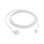 Cabo de dados para iPhone Lightning Branco 1 Metro