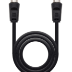 Cabo de Antena Coaxial Analógico Nanocable 1.8m Preto