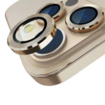 Protetor 3 Lentes iPhone 14 Pro/ 14 Pro Max Dourado