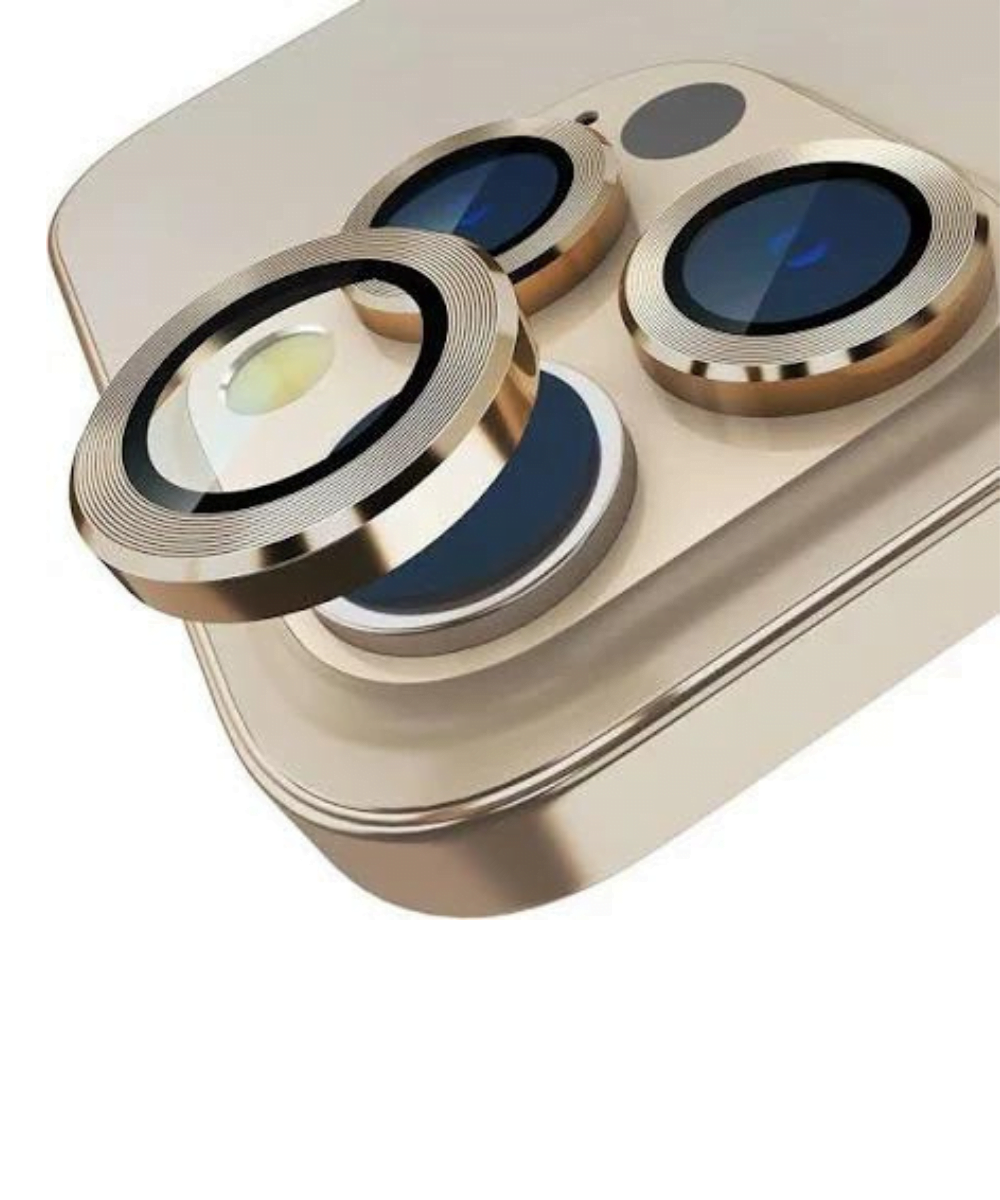 ky Protetor 3 Lentes iPhone 14 Pro/ 14 Pro Max Dourado - Image 1