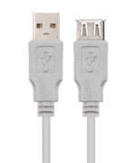 Cabo NanoCable USB 2.0 Tipo A/M-A/F 3.0m Bege