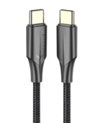 Cabo VENTION TAUBH USB-C 2.0 E USB-C 3A  2M PRETO Led - Image 3