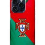 Capa de Silicone Seleção Portugal para iPhone 15 Pro