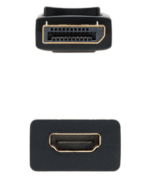 Cabo Conversor Nanocable DisplayPort para HDMI 15CM - Image 2