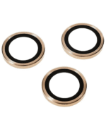 Protetor 3 Lentes iPhone 14 Pro/ 14 Pro Max Dourado - Image 3