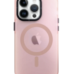 Capa Premium iPhone 15 Pro MagSafe Rosa