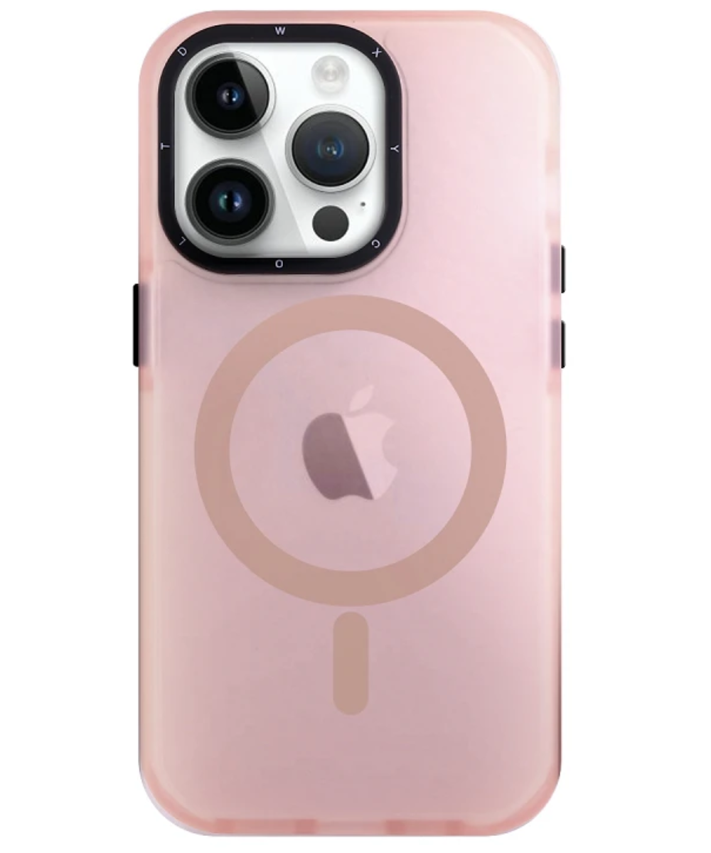 Capa Premium iPhone 15 Pro Capa Premium iPhone 15 Pro MagSafe Rosa - Image 1