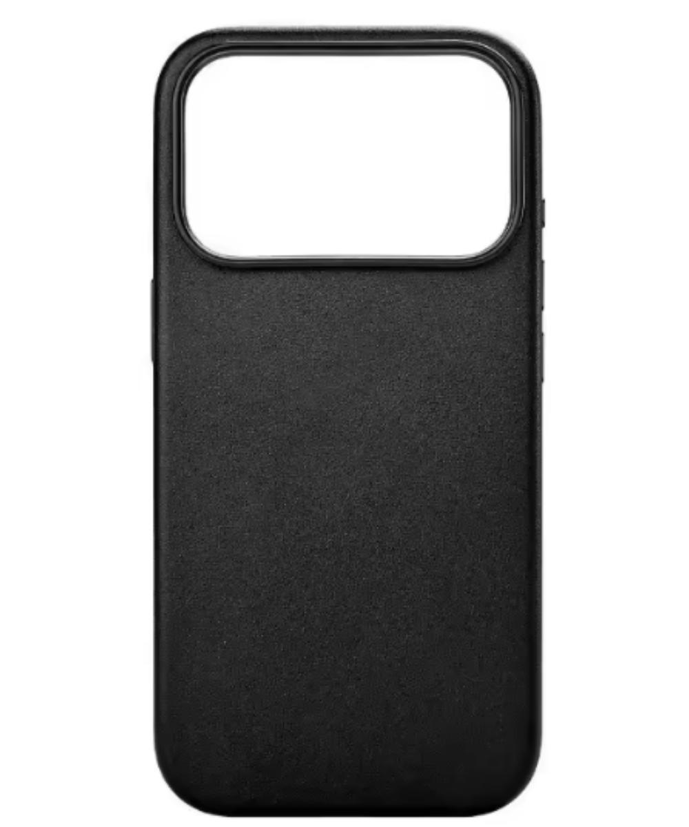 Capa Premium iPhone 17 Pro Max (9) Capa Premium iPhone 17 Pro Max Couro Sintético MagSafe Preto - Image 1