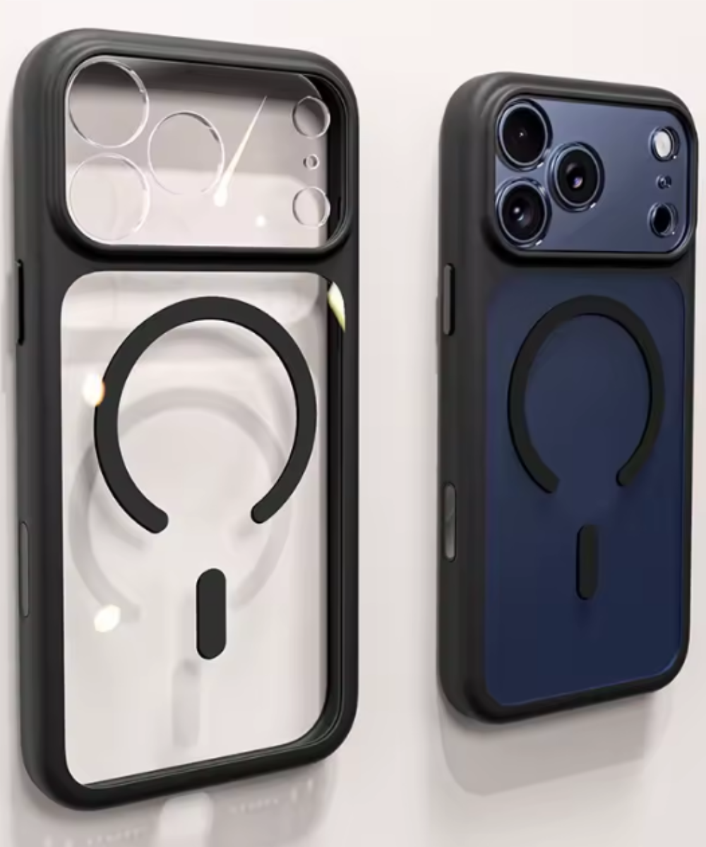 Capa Premium iPhone 17 Pro Max MagSafe Preto Capa Premium iPhone 17 Pro Max MagSafe Preto - Image 1