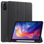 Capa Redmi Pad 2 11' 2025 Com Suporte Pen Preta