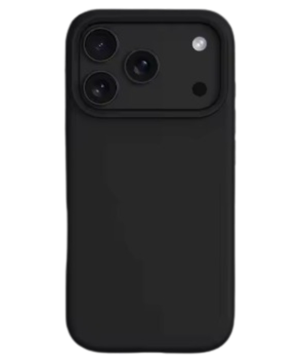 Capa iPhone 17 Pro Max Capa iPhone 17 Pro Max Silicone Preta - Image 1