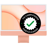 Apple iMac 24″ M1 16GB 256GB Laranja Retina 4.5K - Grade A+ - Usado