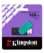 Kingston 128GB DataTraveler Exodia S USB 3.2 Gen 1 Preto/Turquesa