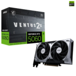 MSI GeForce RTX 5060 Ventus 2X OC 8GB GDDR7 Reflex 2 RTX AI DLSS4