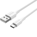 Vention CTHWF USB 2.0 Tipo-A Macho para USB Tipo-C Macho Cabo 1m Branco