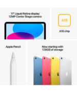 Apple iPad 11" 2025 A16 256GB Wi-Fi Prateado - Image 6