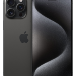 Apple iPhone 15 Pro Max 256GB Recondicionado (Grade A) 6.7″ Titânio Preto