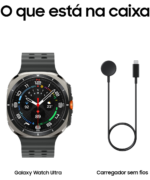 Smartwatch Samsung Galaxy Watch Ultra (2025) 47mm GPS + LTE Cinza Titânio - Image 2