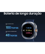 Smartwatch Samsung Galaxy Watch Ultra (2025) 47mm GPS + LTE Cinza Titânio - Image 5