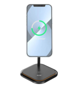 Carregador Wireless Magnético Rixus RXWC55 15W Preto - Image 2
