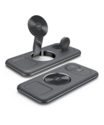 Carregador Wireless Rixus RXWC31 15W 3 em 1 Preto - Image 2