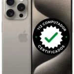 Apple iPhone 15 Pro 6.1" 256GB Natural Titânio Recondicionado (Grade A)