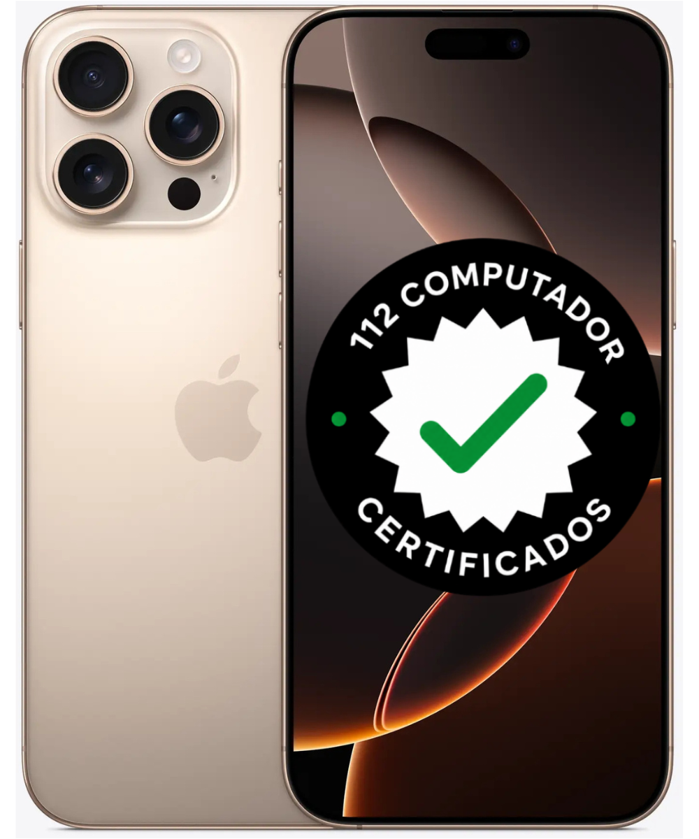 Apple iPhone 16 Pro Max Apple iPhone 16 Pro Max ESim 6.7" 256GB Titânio Deserto Usado (Grade A) - Image 1