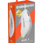 Rato Óptico Steelseries Rival 3 Gen 2 RGB 8500DPI Branco
