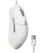 Rato Óptico Steelseries Rival 3 Gen 2 RGB 8500DPI Branco - Image 2