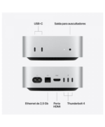 Apple Mac mini M6 16GB 256GB SSD CPU 12-Core GPU 12-Core – Prateado - Image 4