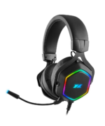 Headset Gaming 1Life ghs RGB 7.1 Surround Preto