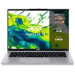 Acer Aspire Lite 14 AL14-43P-R904 14,5" Ryzen 7 5825U 8GB RAM 256GB SSD Windows 11 Home Prateado