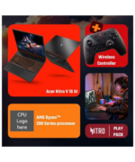 Acer Nitro V 16 AI 16" WUXGA 180Hz Ryzen 7 260 16GB 512GB SSD RTX 5050 8GB W11 Home + Controlador - Preto - Image 2