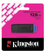 Pen Drive Kingston DataTraveler Exodia 128GB USB 3.2 Gen 1 Type-A Preta/Azul - Image 2